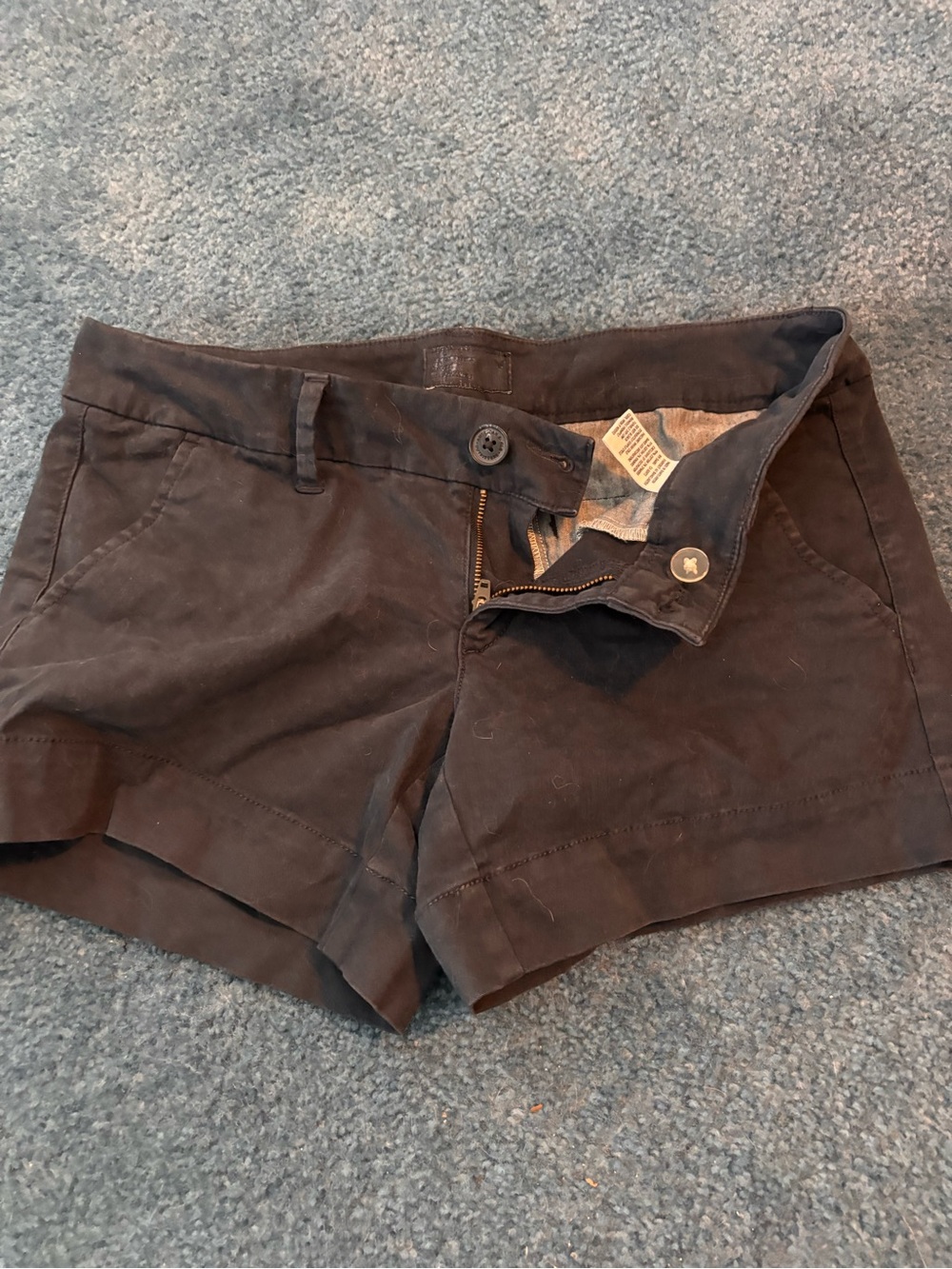 American Eagle Outfitters Navy Blue Twill Shorts